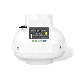 Extractor 125 mm 220-400 m³/h 2 Vel PRIMA KLIMA - Extractores