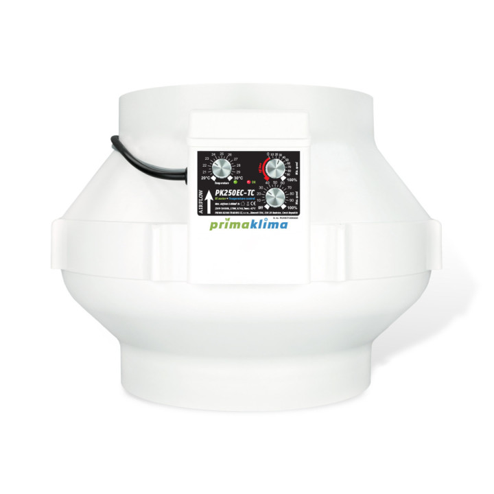 Extractor 250 mm EC-TC Prima Klima - Eficiencia y Control - Extractores