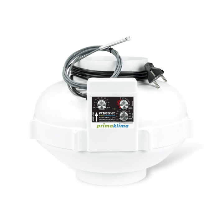 Extractor 160 mm EC-TC Prima Klima - Eficiencia y Control - Extractores