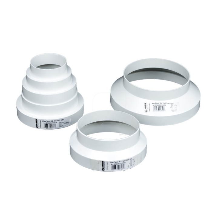Acople Reducción Plástico 150-200 mm Blauberg - Suministros Hortícolas - Accesorios Conexión de Ventilación