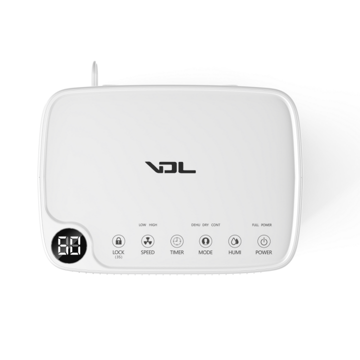 Deshumidificador VDL 12 L/D - Control de Humedad Eficaz - Control de clima