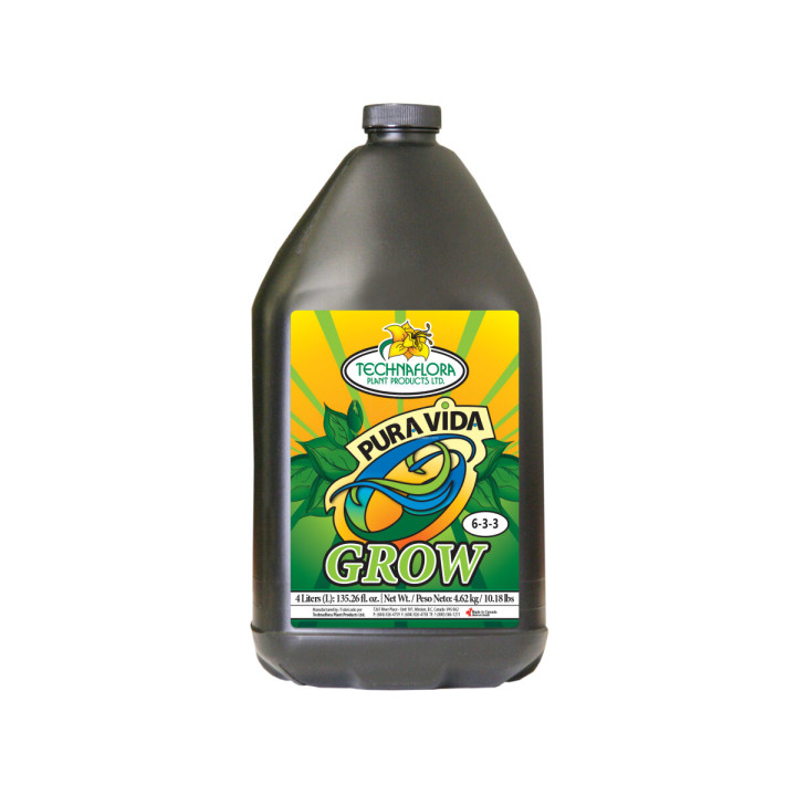 Pura Vida Grow 1L - Fertilizante Natural TECHNAFLORA - Nutrientes