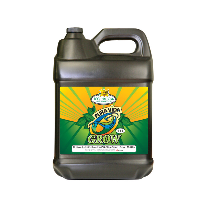 Pura Vida Grow 1L - Fertilizante Natural TECHNAFLORA - Nutrientes