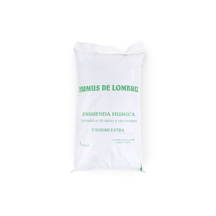 Humus de Lombriz 25 L - Abono Orgánico Natural - Enmiendas del Suelo