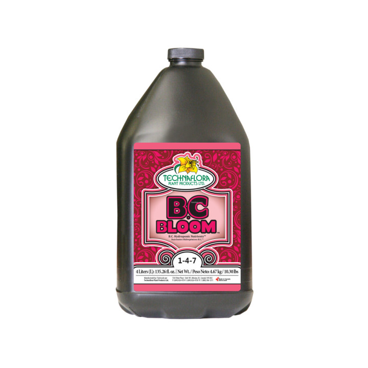 B.C. Bloom 4L - Fertilizante Hidropónico TECHNAFLORA - Nutrientes