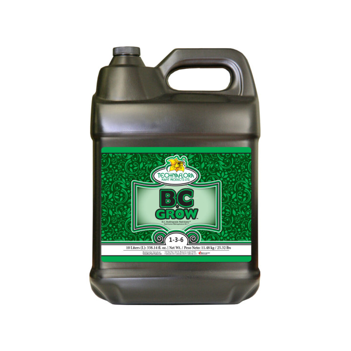 B.C. Grow 10 L - Fertilizante de Crecimiento Technaflora - Nutrientes