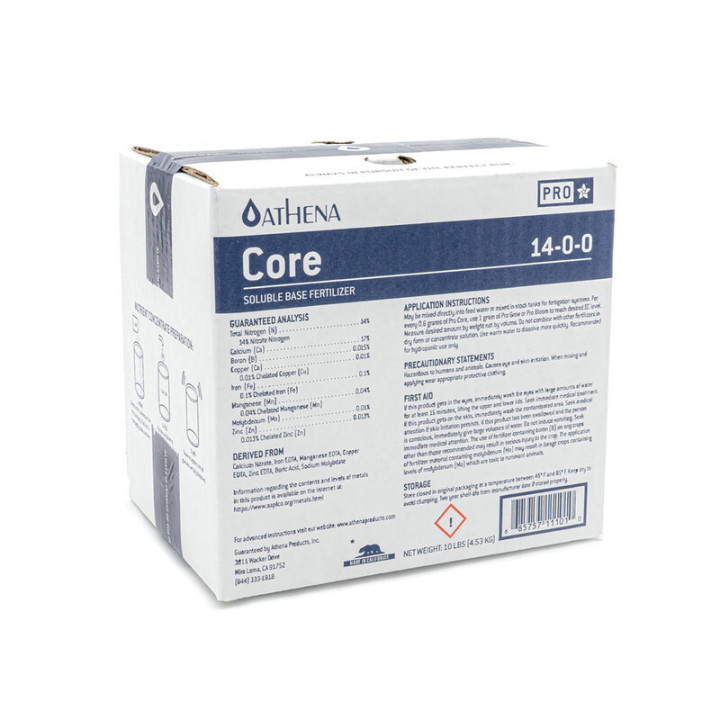 Fertilizante Pro Core Box 11,36 kg - ATHENA - Fertilizantes