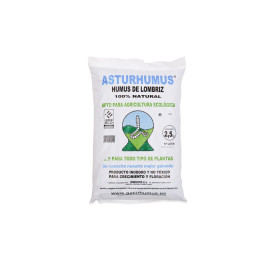 Humus de Lombriz 5L - Fertilizante Orgánico Asturhumus - Enmiendas del Suelo