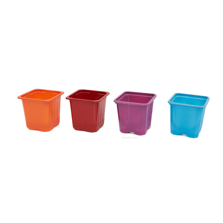 Maceta Roja 7x7 cm - 115 Unidades para Cultivos - Maceta cuadrada