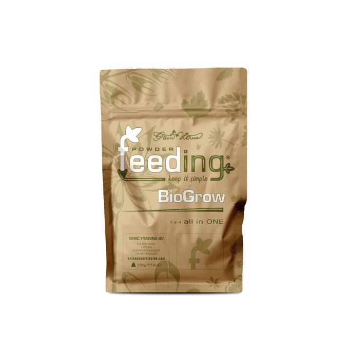 Biogrow 50 g - Fertilizante Orgánico para Plantas - Nutrientes