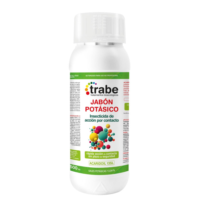 Acaridoil 13SL Jabón Potásico 500 ml - Trabe - Fertilizantes