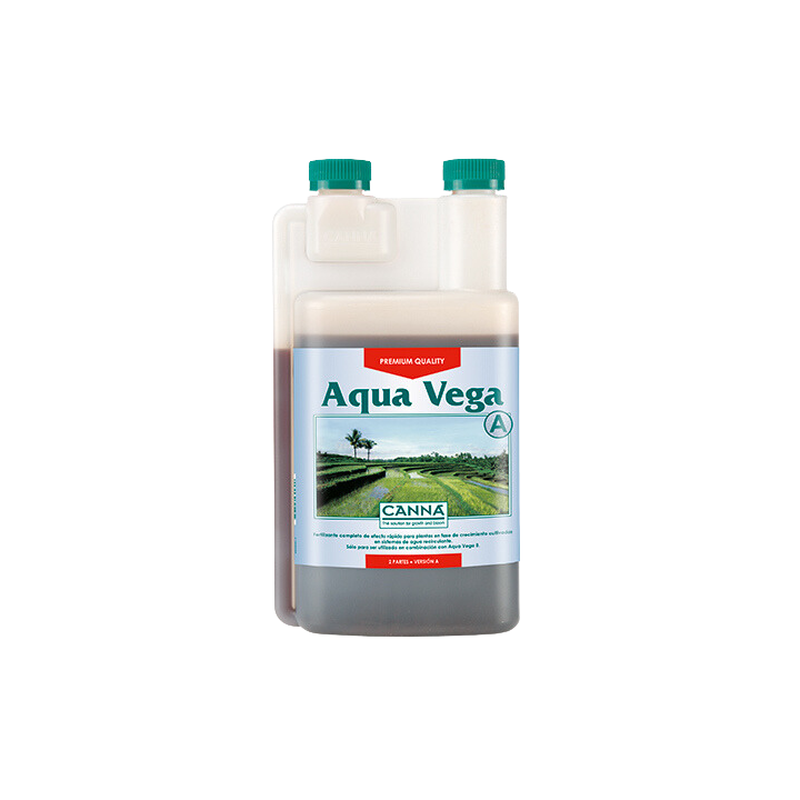 Aqua Vega A 5 L Canna - Nutriente para Crecimiento Óptimo - Nutrientes