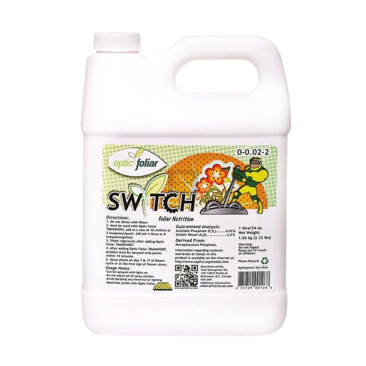 Switch OPTIC FOLIAR - Fertilizante para Floración - Fertilizantes