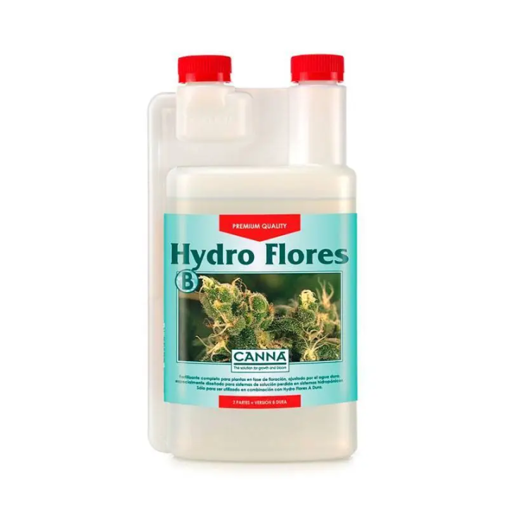 Hydro Flores B 1L Agua Dura Canna - Nutriente para Floración - Nutrientes