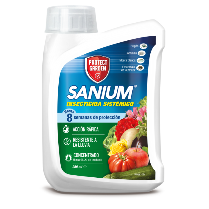 Insecticida Sistémico 250ml Sanium - PROTECT GARDEN - Fertilizantes