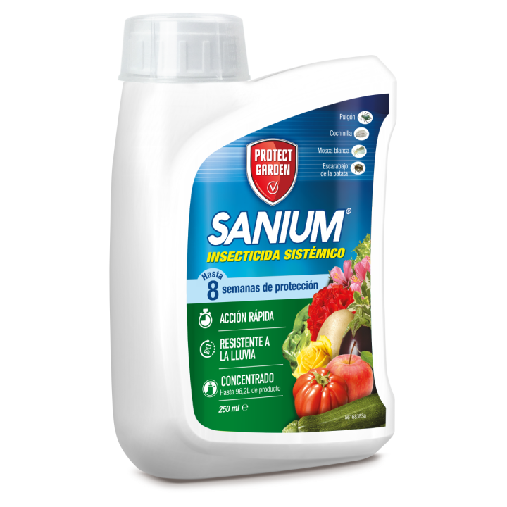 Insecticida Sistémico 250ml Sanium - PROTECT GARDEN - Fertilizantes