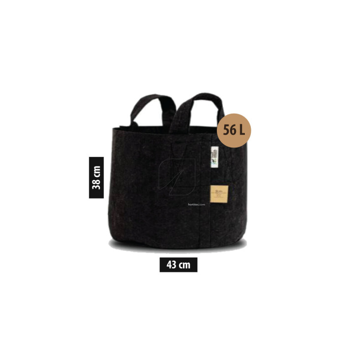 Maceta de Tela Root Pouch 95L con Asas - Ecológica y Sostenible - Macetas de Tela y Bolsas