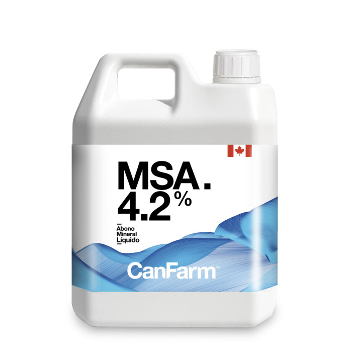 MSA 4,2% 5 L - Fertilizante Can Farm para tus cultivos - Fertilizantes