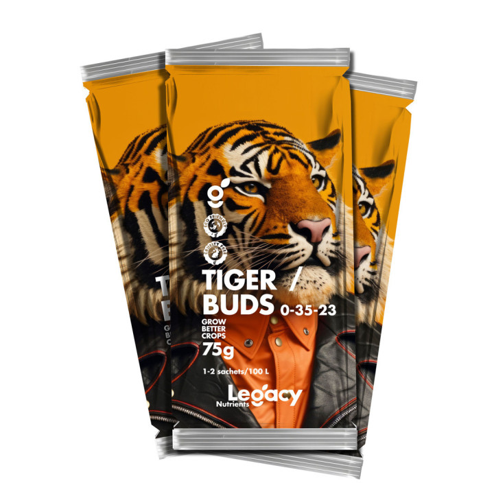Tiger Buds 75 gr (5 u) - Potenciador de Floración Legacy - Fertilizantes