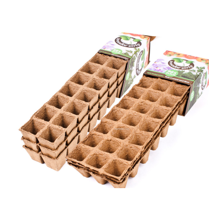 Bandejas Woodee Strip HGA - 60 uds | Suministros Hortícolas