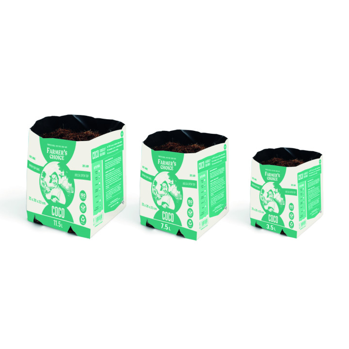 Bolsa Opentop 3,5 L - FARMER'S CHOICE | Suministros Hortícolas - Sustratos de Producción