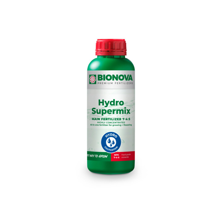 Hydro SuperMix 1 L BioNova - Fertilizante para Cultivos - Nutrientes
