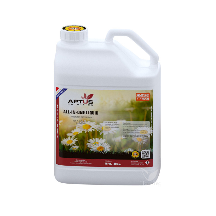 Fertilizante All-In-One Liquid 5L APTUS - Crecimiento y Floración - Estimulantes de la planta