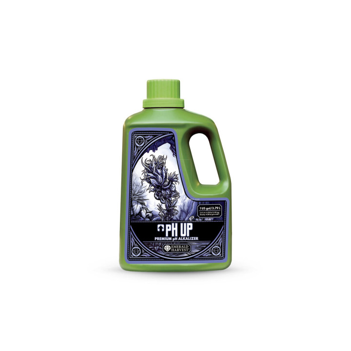 pH Up 9.46 L Emerald Harvest - Ajuste de pH Eficaz - Aditivos Varios