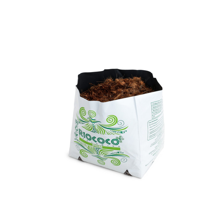 Bolsa Opentop 18,75 L Riococo - Sustrato de Fibra de Coco - Sustratos de Producción