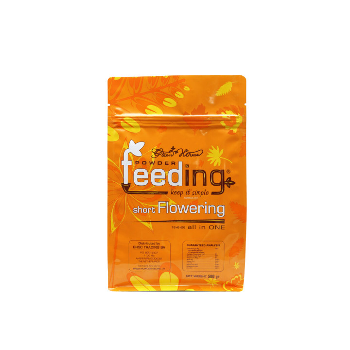 Fertilizante Short Flowering Indica 2.5 kg - GREEN HOUSE FEEDING® - Nutrientes