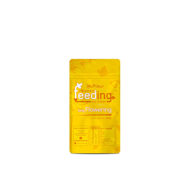 Long Flowering Sativa 125 g - Fertilizante GREEN HOUSE FEEDING® - Nutrientes