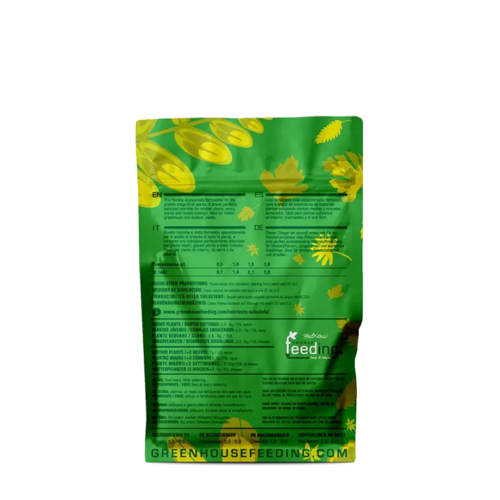 Grow 500g Green House Feeding - Fertilizante para Crecimiento - Fertilizantes