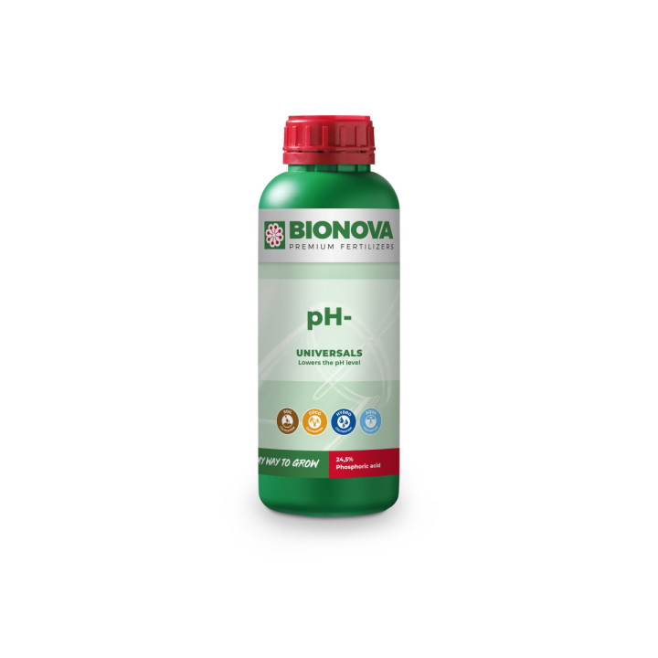 Ph Down 20L - Ajuste de pH BIO NOVA para Cultivos - Aditivos Varios