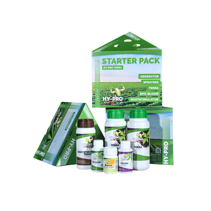 Starter Pack Terra A+B de HY-PRO - Nutrientes para tus plantas - Fertilizantes