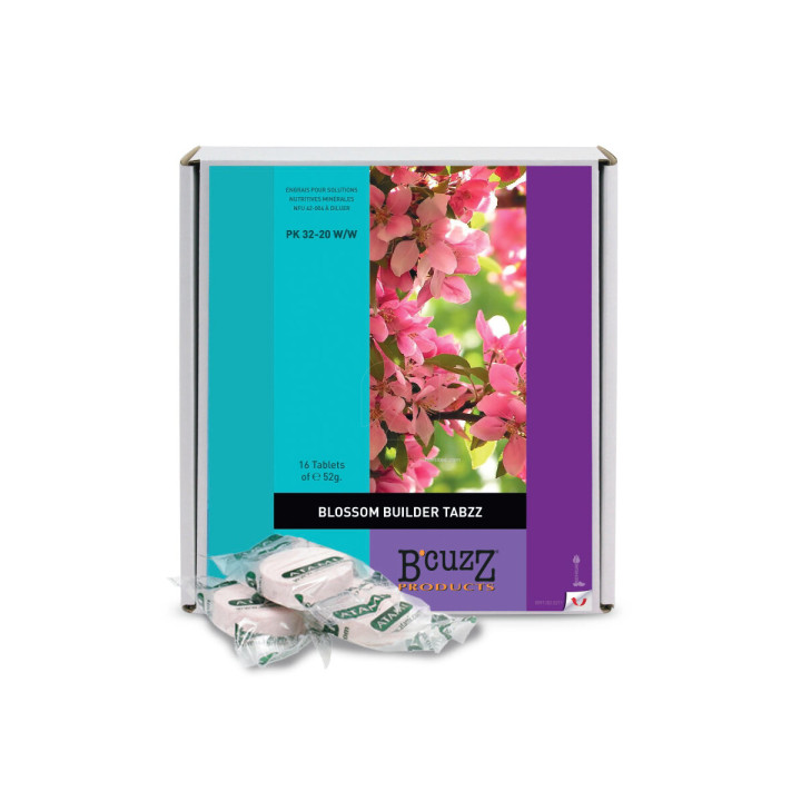 B'Cuzz Blossom Builder Tabzz 16 uds - Fertilizante Atami® - Fertilizantes