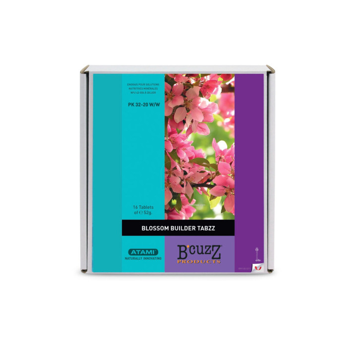 B'Cuzz Blossom Builder Tabzz 16 uds - Fertilizante Atami® - Fertilizantes