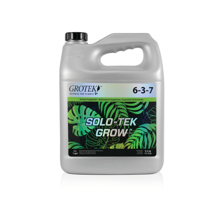 Solo-Tek Grow 4L - Nutrientes de Calidad para Horticultura