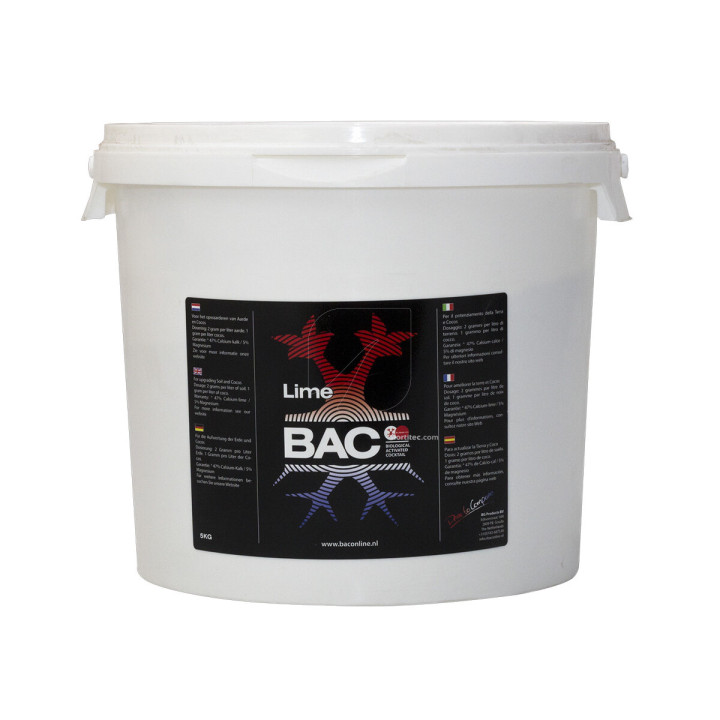 Lime Chalk Calcio en polvo 5 Kg - BAC | Fertilizantes