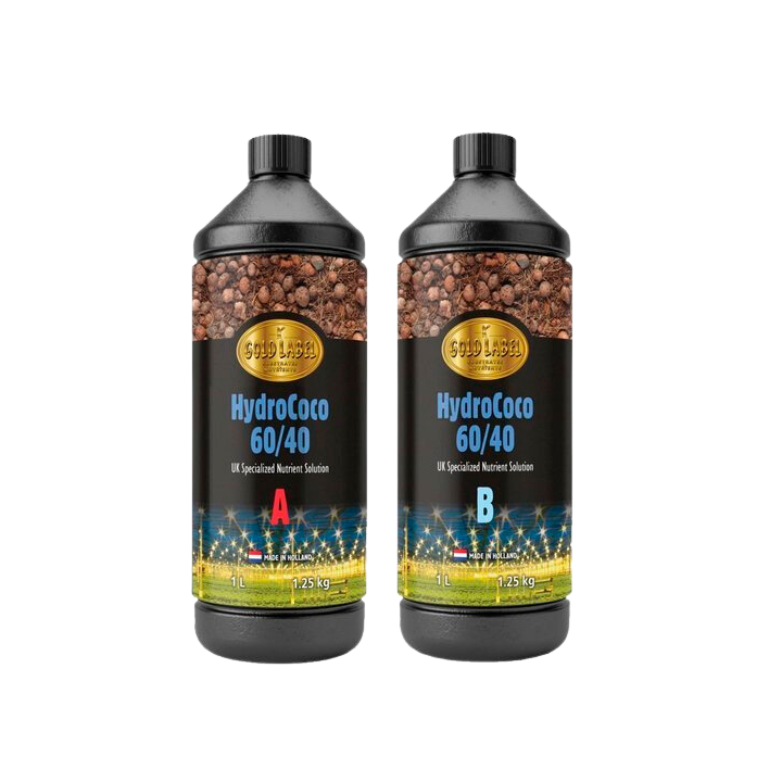 Hydrococo 60/40 A & B - Fertilizante Gold Label - Nutrientes