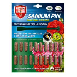 Sanium Pin 20x2 gr - Insecticida y Fertilizante PROTECT GARDEN - Fertilizantes