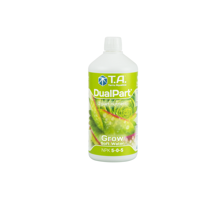 DualPart Grow Agua Blanda 1L - TERRA AQUATICA - Nutrientes