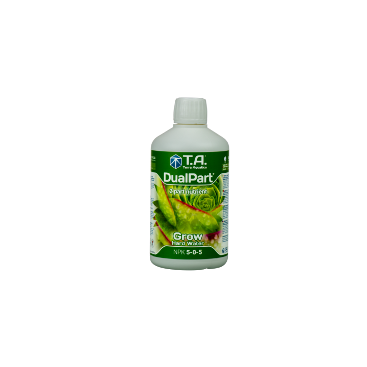 Dualpart Grow Agua Dura 0.5L - Terra Aquatica - Nutrientes