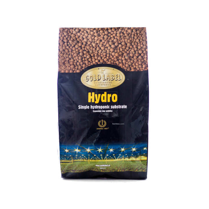 Sustrato Hydro Round 45 L - Gold Label para Hidroponía - Sustratos