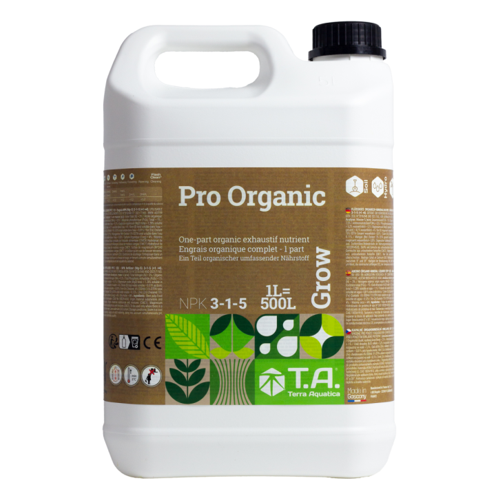 PRO Organic Grow 10 L - Nutrientes Orgánicos TERRA AQUATICA