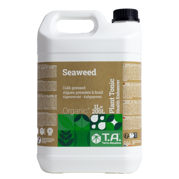 Seaweed 0,50 L - Fertilizante Orgánico Terra Aquatica - Nutrientes Orgánicos