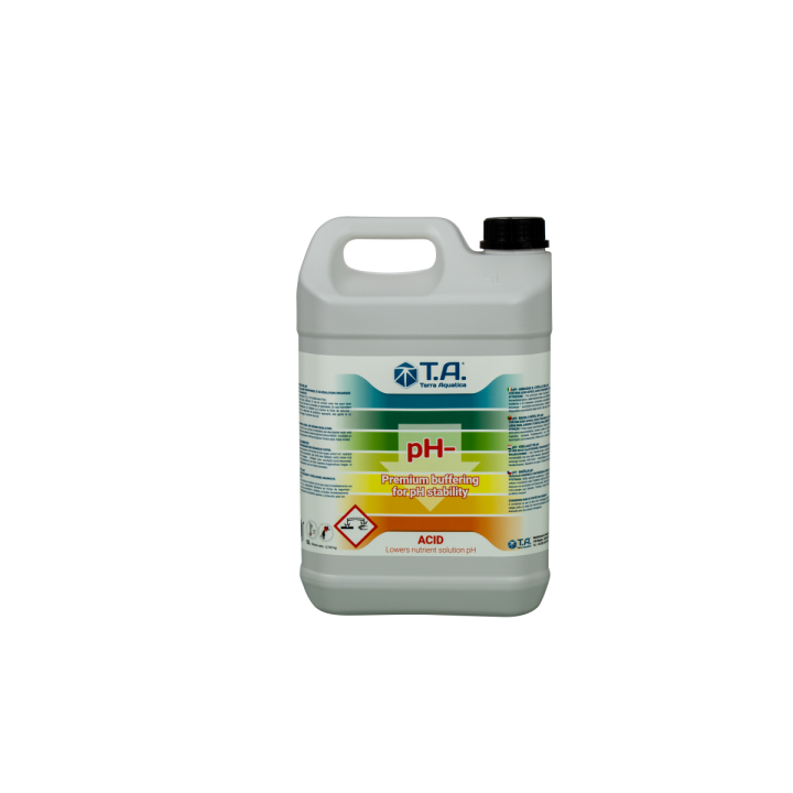 pH Down 5 L Terra Aquatica - Regulador de pH Eficaz - Aditivos Varios