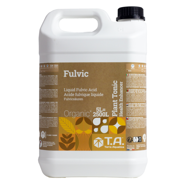 Fulvic 10 L - Nutriente Orgánico para Cultivos | Terra Aquatica - Nutrientes Orgánicos