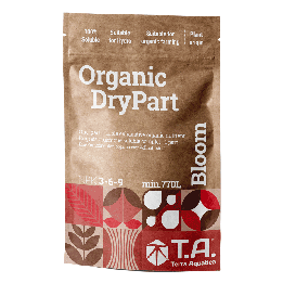 Organic Drypart Bloom 70g - Fertilizante Ecológico Terra Aquatica - Nutrientes Orgánicos