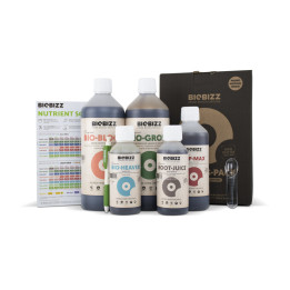 Starters-Pack Biobizz - Kit Cultivo Orgánico Completo - Fertilizantes