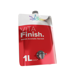 Vitafinish 1 L de Vitaponix - Fertilizante para Cultivos Florales - Nutrientes